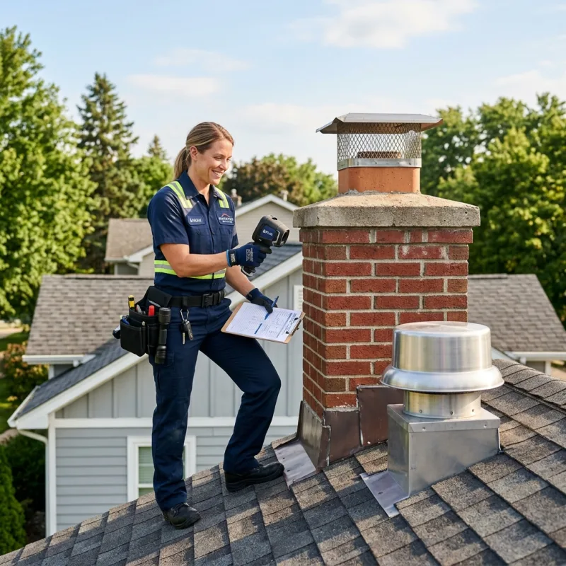 Technician removing a deceased bird from an indoor space in Elwood